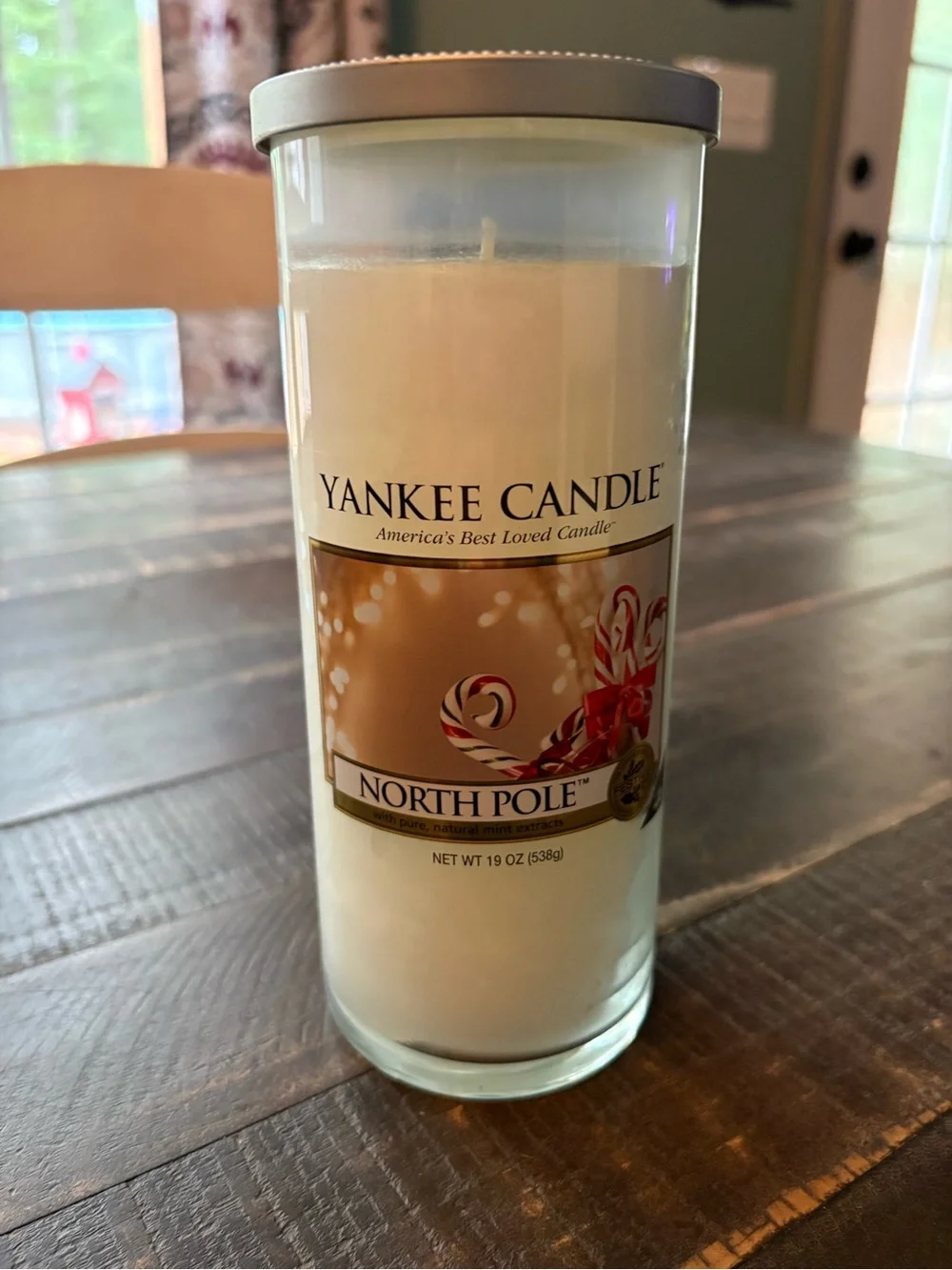 Yankee Candle North Pole Large Tall Jar 19 oz Winter Holiday RETIRED Scent New